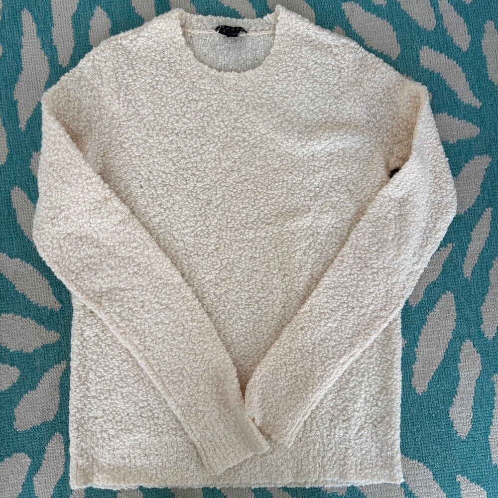 Theory Wool long sleeve shirt, cream size S